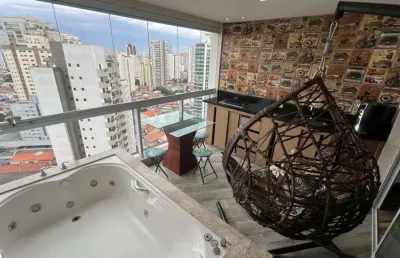 Apartamento para venda em são paulo, jardim anália franco, 1 dormitório, 1 suíte, 1 banheiro, 1 vaga