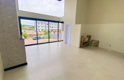 Residência ampla e moderna com 3 suítes e área gourmet integrada em santa cruz d
