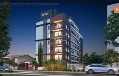 Apartamento tipo studio com 28m² privativos, 1 quarto, no água verde, curitiba - pr.