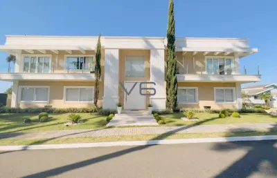 Casa alto padrão com 4 suítes, 630m² privativos, espaço gourmet, 6 vagas de garagem, em pinhais/pr.