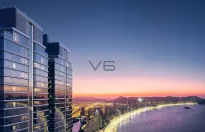 Apartamento duplex, com 7 quartos, 421 m² privativos, 3 vagas de garagem, na barra sul, balneário camburiú  - pr.