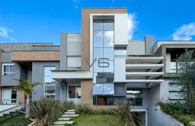 Casa em condomínio, 4 quartos, 385 m² privativos, 4 vagas de garagem, no uberaba, curitiba - pr.