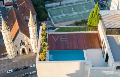 Apartamento cobertura triplex, com 4 quartos, 548 m² privativos, 4 vagas de garagem, no cabral, curitiba - pr.
