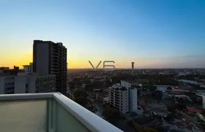 Cobertura duplex mobiliada de 3 quartos com suíte, 227 m² privativos, 3 vagas de garagem, em localização privilegiada no bairro no bigorrilho em curitiba