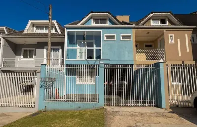 Casa sobrado, com 3 quartos, 175,58m² privativos, 2 vagas de garagem, no planta almirante, curitiba - pr.