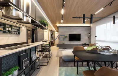 Apartamento alto padrão, com 3 quartos, 112 m² privativos, 2 vagas de garagem, no ecoville, curitiba - pr.