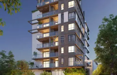 Apartamento com 2 suítes, 89 m² privativos, 2 vagas de garagem, no água verde, curitiba - pr.