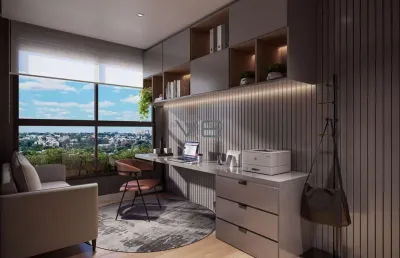 Apartamento alto padrão com 141 m² privativos, 3 suítes, 2 vagas de garagem, no juvevê, curitiba - pr.