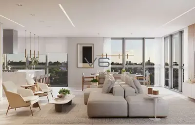Apartamento garden com 225 m² privativos, 3 suítes, 2 vagas de garagem, no hugo lange, curitiba -pr.