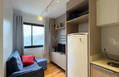 Apartamento studio com 22,5 m² privativos, no centro/batel, curitiba - pr.