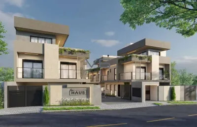 Casa em condomínio com 3 suítes, 256,07 m² privativos, 1 vaga de garagem, no ecoville, curitiba - pr.