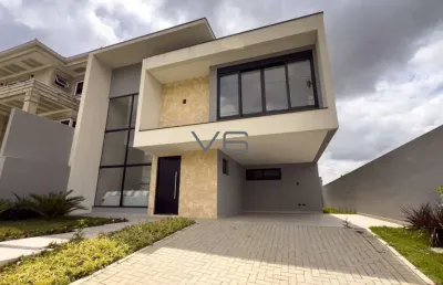 Casa em condomínio com 4 quartos, 220 m² privativos, 2 vagas de garagem, no bom jesus, campo largo - pr.