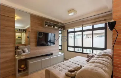 Apartamento cobertura duplex, com 127.56m² privativos, 2 quartos, 2 vagas de garagem, no vila izabel, curitiba - pr