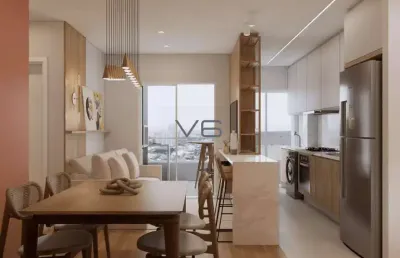 Apartamento com 70 m² privativos, 3 quartos, 1 vaga de garagem, no novo mundo, curitiba-pr.