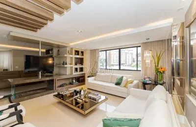 Apartamento com 3 quartos à venda na rua professor pedro viriato parigot de souza, 2019, ecoville, curitiba, 192 m2 por r$ 1.999.000