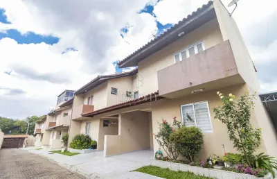 Casa em condomínio fechado com 3 quartos à venda na rua major theolindo ferreira ribas, 858, hauer, curitiba, 117 m2 por r$ 630.000