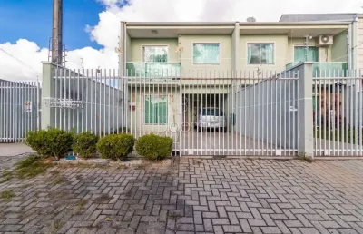 Casa com 3 quartos à venda na léia filomena dias, 73, fazendinha, curitiba, 104 m2 por r$ 590.000