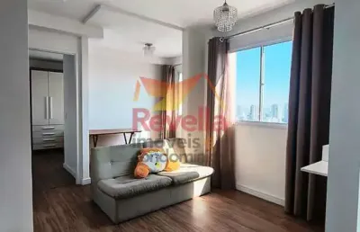 Apartamento de 1dorm e sala ampliada para locação na cidade patriarca