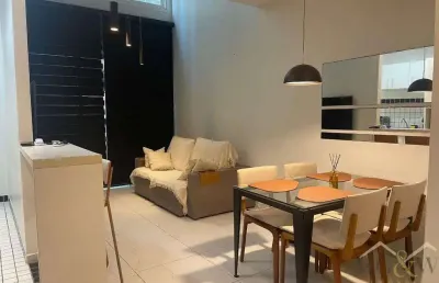 Loft com 1 quarto para alugar no gonzaga, santos , 69 m2 por r$ 6.000