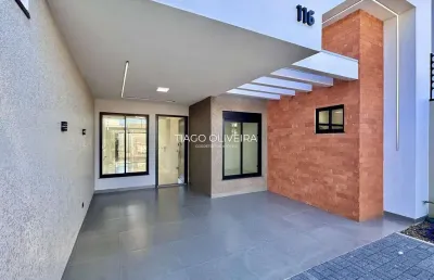 Casa 3 quartos (1 suíte) com área gourmet no eco valley – garagem para 2 carros