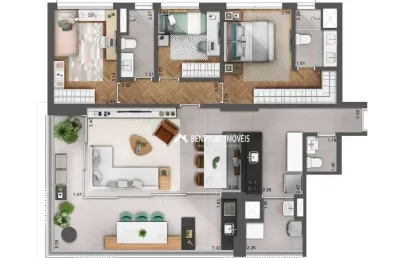 Apartamento com 2 dormitórios à venda, 70 m² por r$ 1.450.000,00 - perdizes - são paulo/sp
