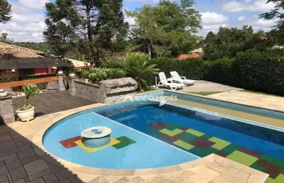 Casa com 4 dormitórios à venda, 700 m² por r$ 3.500.000 - recanto suíço - vargem grande paulista/sp