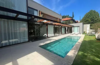 Casa com 4 dormitórios à venda, 200 m² por r$ 16.400.000,00 - alphaville industrial - barueri/sp