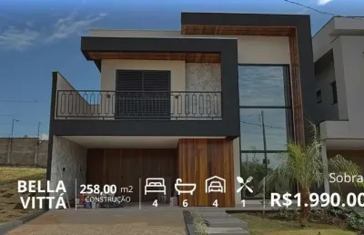 Casa em condomínio para venda em londrina, jardim montecatini, 4 dormitórios, 4 suítes, 6 banheiros, 2 vagas