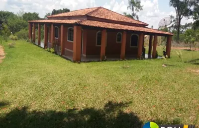 Chácara residencial para venda com casa para  caseiro e tanque de  peixe campo alegre -  bofete