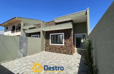 Casa para venda em pontal do paraná, santa terezinha, 3 dormitórios, 1 suíte, 2 banheiros