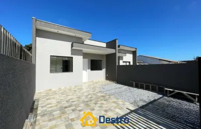 Casa para venda em pontal do paraná, santa terezinha, 3 dormitórios, 1 suíte, 2 banheiros, 2 vagas