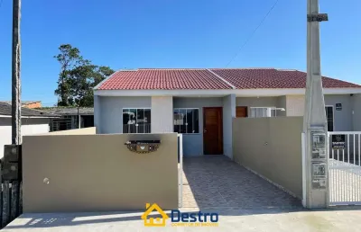 Casa para venda em pontal do paraná, santa terezinha, 2 dormitórios, 1 suíte, 2 banheiros, 2 vagas