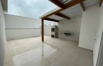 Cobertura 105m² 2 dormitórios - campestre - santo andré