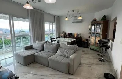 Apartamento exclusivo 120 m² com a melhor varanda da cidade - disponível para venda, jardim pedroso - mauá/sp