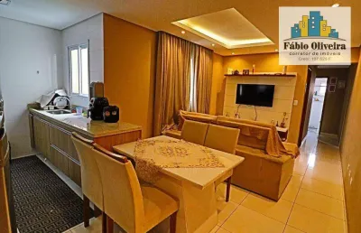 Cobertura com 2 dormitórios à venda, 55 m² por r$ 350.000,00 - vila guarani - santo andré/sp