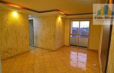 Apartamento condomínio adriático  com 3 dormitórios à venda, 70 m² por r$ 297.000 - jardim do estádio - santo andré/sp