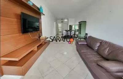 Apartamento padrão de 02 dormitórios para locação anual na praia da enseada.