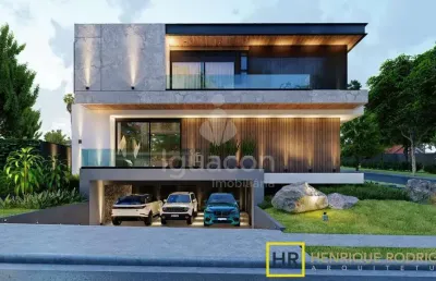 Sobrado mobiliado com 04 suites e piscina no condomínio ritz cataratas yacht residence - fase 03