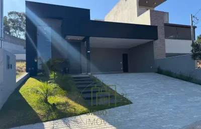 Excelente casa térrea com piscina à venda no condomínio euroville ll em bragança paulista-sp