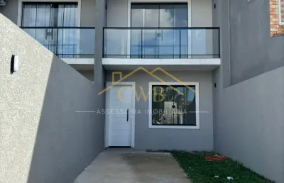 Sobrado novo no umbará | 2 quartos e 2 vagas | design moderno!