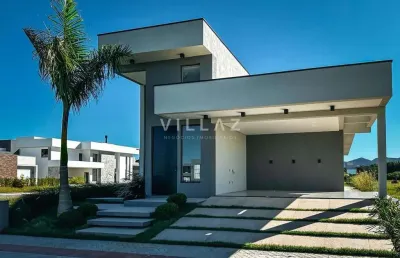 Casa térrea de alto padrão no condomínio rosa internacional – garopaba/sc