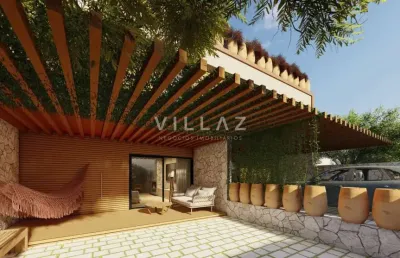 Therê residence – casas com terraço e lareira no centro de garopaba | villaz