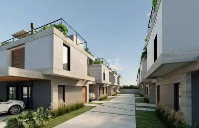 Casa no ferraz em condomínio c/ 2 suítes, terraço vista mar – garopaba