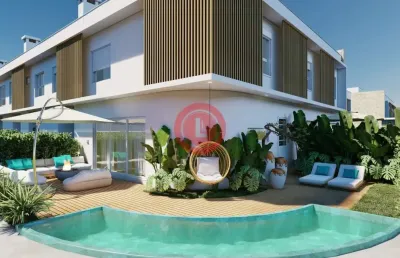Lançamento - casa de 144 m2 com 2 suítes para venda no centro de imbituba/sc,  pertinho da praia do rosa e de garopaba  santa catarina!