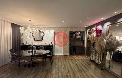 Apartamento de 135m2 com 3 suítes à venda no condomínio clube royale tresor, no jardim bela vista, santo andré sp!
