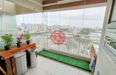 Apartamento de 75m2 com 3 quartos à venda na vila apiaí (paraíso), santo andré-sp. varanda gourmet, 1 suíte, cond clube, 2 vagas de garagem!