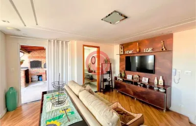 Cobertura de alto padrão, duplex e com 2 quartos (1 suíte) e 127 m², no bairro cerâmica em são caetano do sul-sp