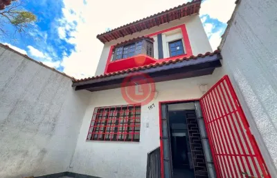 Sobrado de 207m2, comercial/residencial para locação no casa branca, centro de santo andré-sp. terreno com 125m2 (5x25) e construção de 207m2.