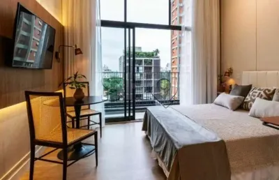 Apartamento com 1 quarto à venda na rua oscar freire, 2293, pinheiros, são paulo, 27 m2 por r$ 765.000