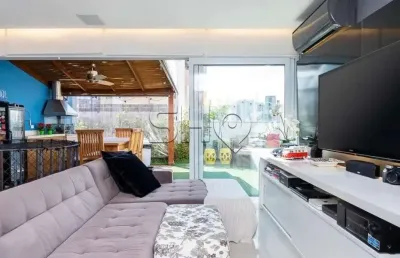 Cobertura com 2 quartos à venda na rua cônego eugênio leite, 873, pinheiros, são paulo, 180 m2 por r$ 2.400.000